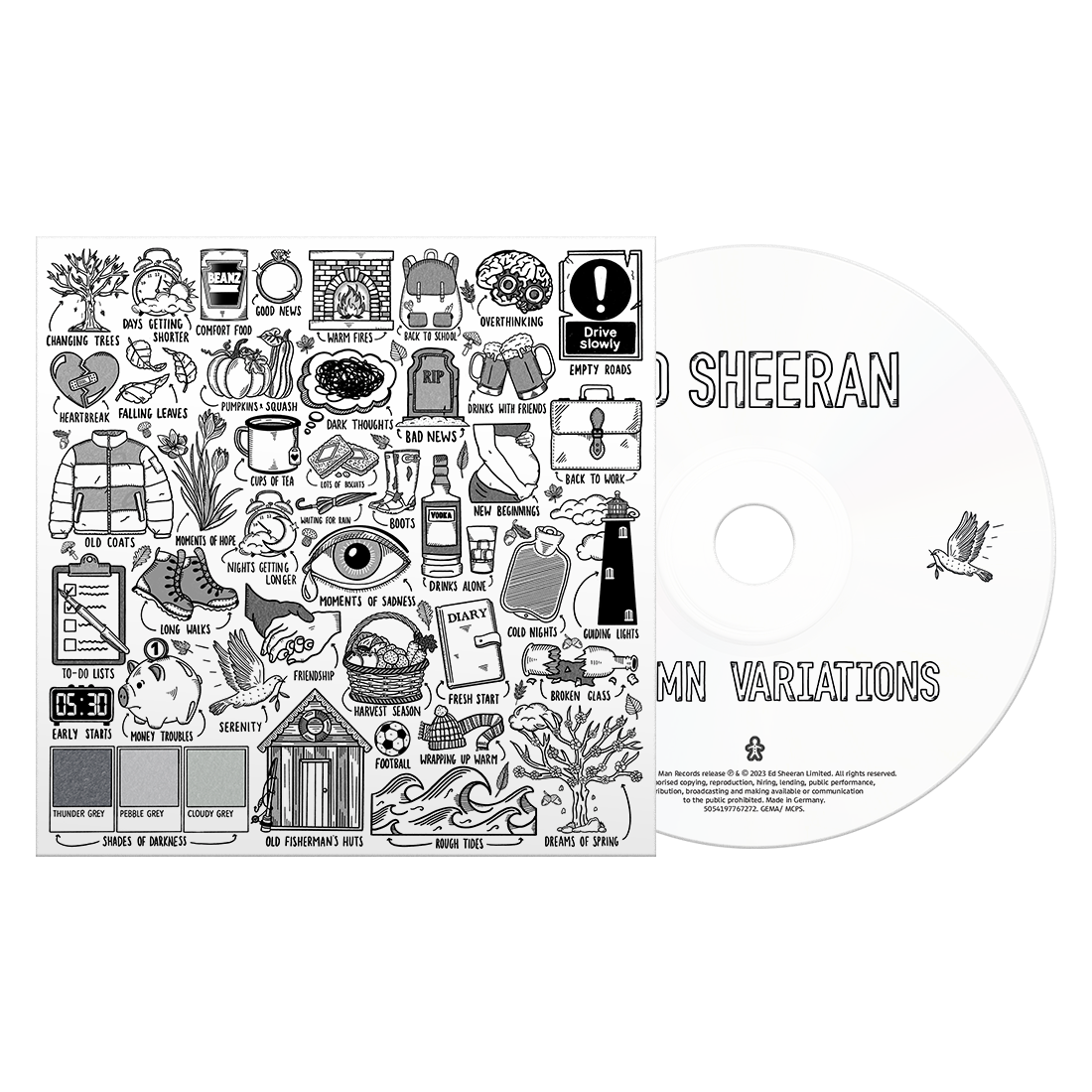 Ed Sheeran Autumn Variations   CD – Daredevil Records