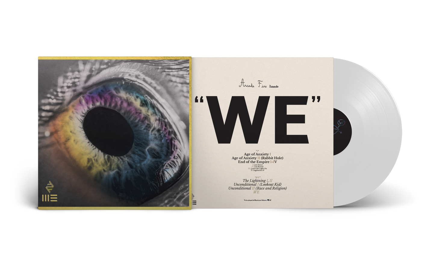 Arcade Fire WE (Colored Vinyl, White, 180 Gram Vinyl, Gatefold LP Jacket, Poster) | Vinyl