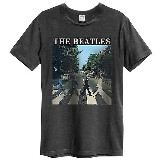 Beatles Abbey Road Vintage T-Shirt (Charcoal) |