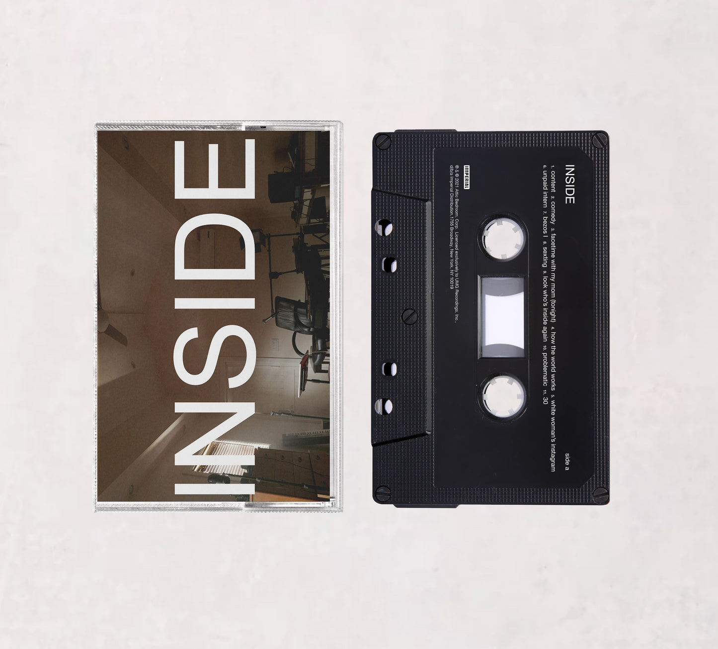 Bo Burnham INSIDE (The Songs) [Cassette] | Cassette