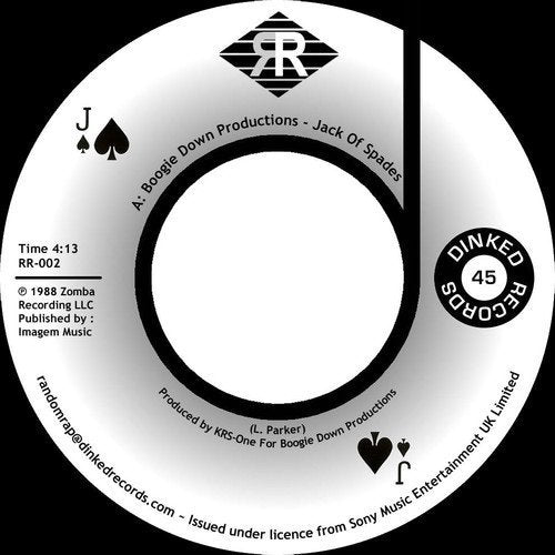 Boogie Down Productions Jack Of Spades / Instrumental | Vinyl