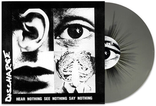 Discharge Hear Nothing, See Nothing, Say Nothing (Grey / Black Splatter Vinyl) [Import] | Vinyl