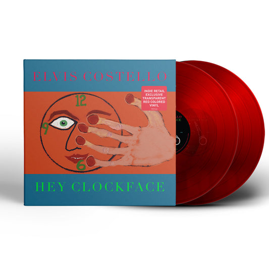 Elvis Costello Hey Clockface (Gatefold LP Jacket, Clear red Vinyl, Indie Exclusive) | Vinyl