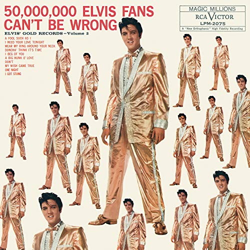 Elvis Presley 50,000,000 Elvis Fans Can't Be Wrong: Elvis' Gold Records, Volume 2 | Vinyl
