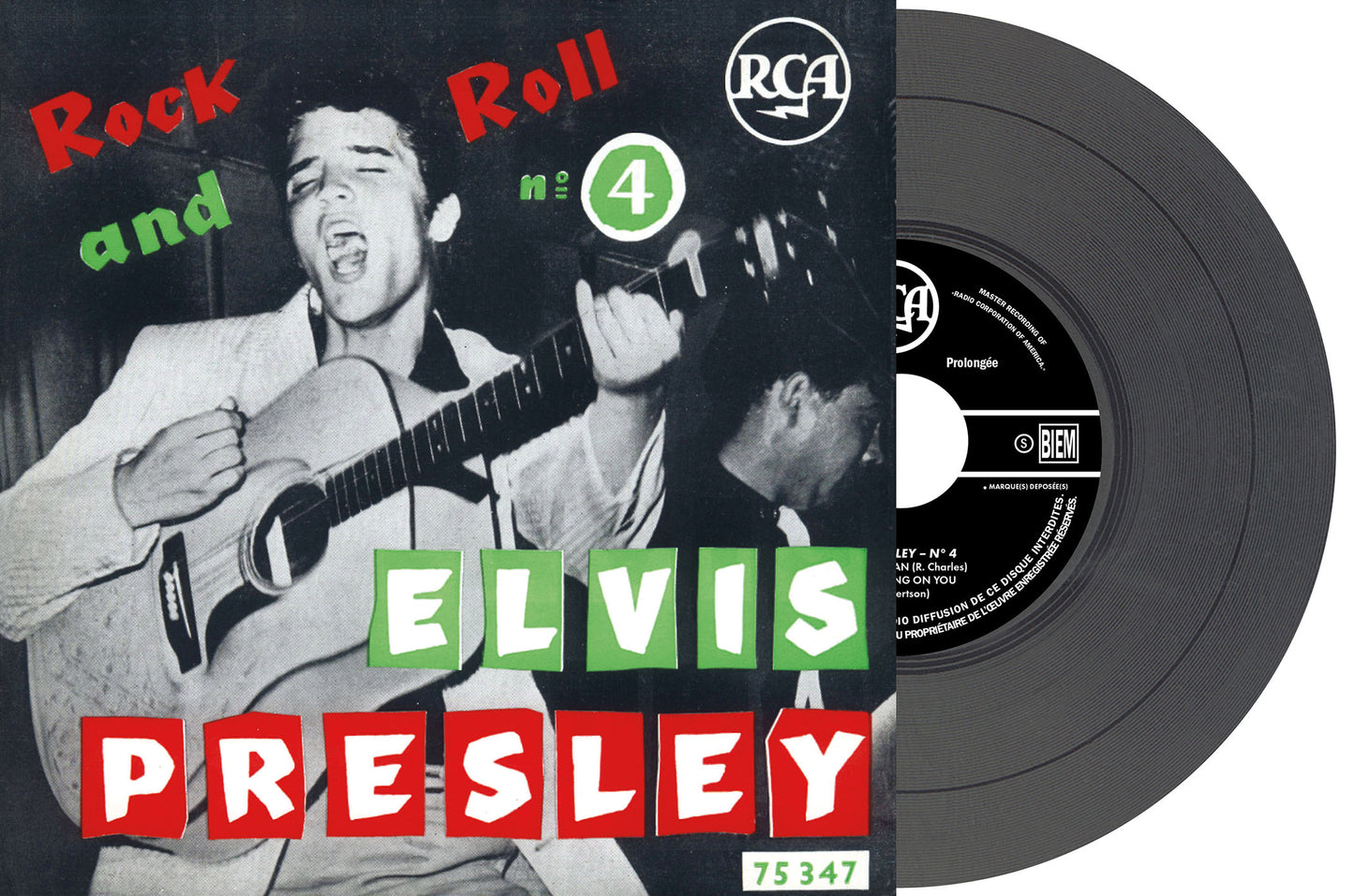 Elvis Presley Rock and Roll - RCA #4 (Black 7" vinyl EP) | Vinyl