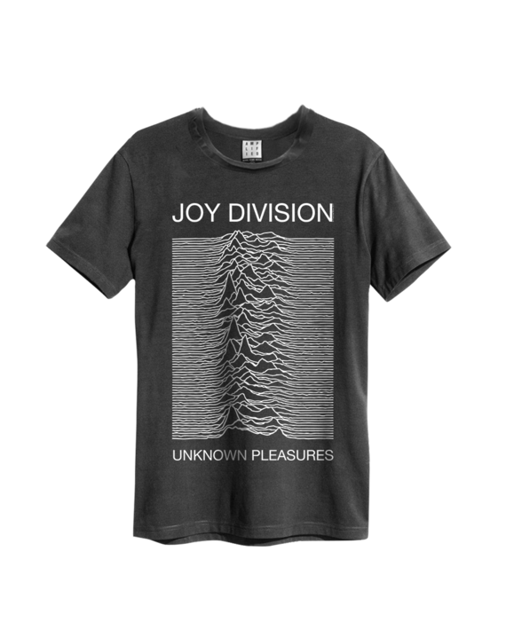 Joy Division Unknown Pleasures Vintage T-Shirt (Charcoal) |
