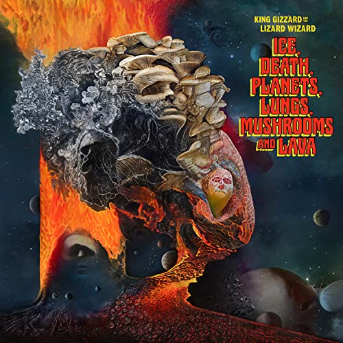 King Gizzard & The Lizard Wizard Ice, Death, Planets, Lungs, Mushrooms and Lava [Recycled Black Wax 2 LP] | Vinyl