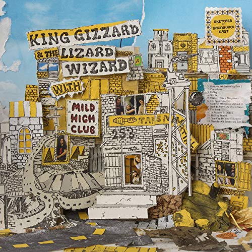 King Gizzard & The Lizard Wizard/Mild High Club Sketches Of Brunswick East [LP] [Yellow w/ Blue Splatter] | Vinyl