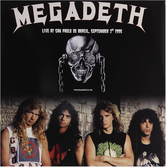 Megadeth Sao Paulo Do Brasil September 2nd 1995 (White Vinyl) | Vinyl