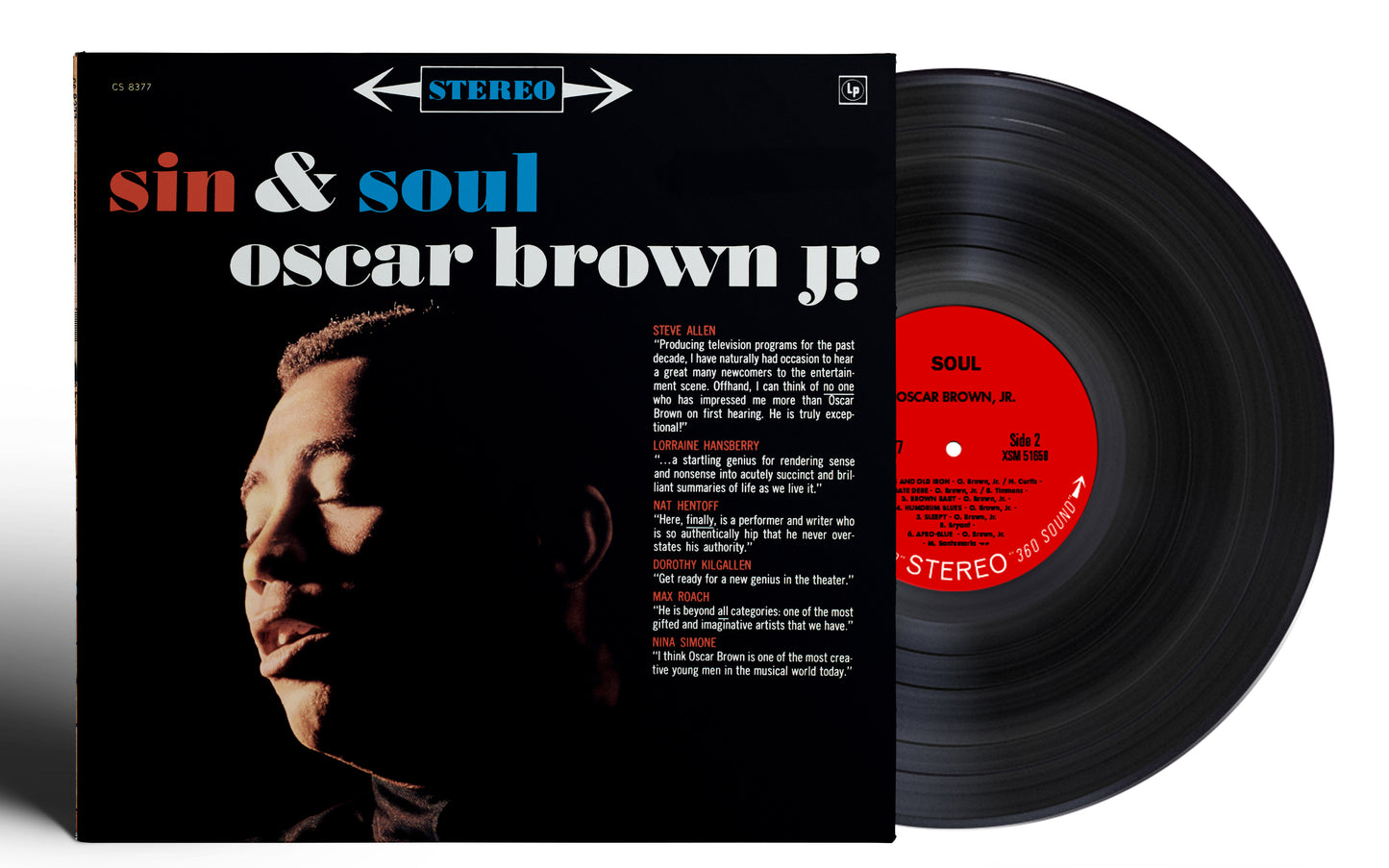 Oscar Brown Jr. 33 Tours - Sin & Soul (Black Vinyl) | Vinyl
