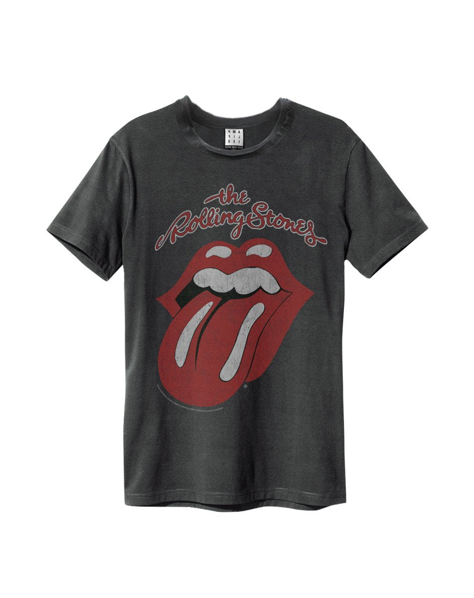 Rolling Stones Vintage Tongue Vintage T-Shirt (Charcoal) |